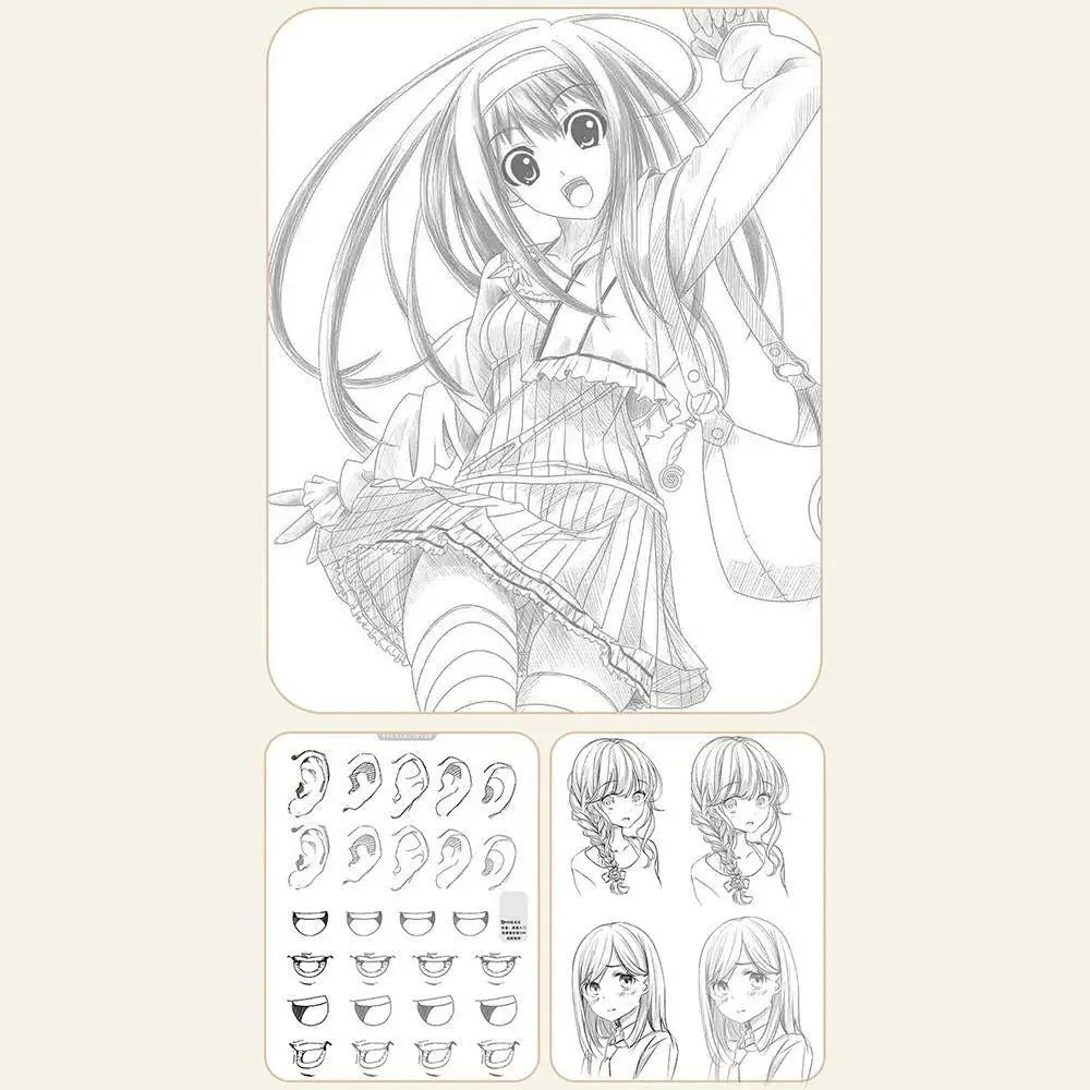 Manga Q-Version Character Sketchbook – Drawing Practice Book Manga Sketchbook HIP