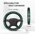 Dragonfly Leaf Mosaic Steering Wheel Cover – Universal Fit Steering Wheel Cover HIP 1
