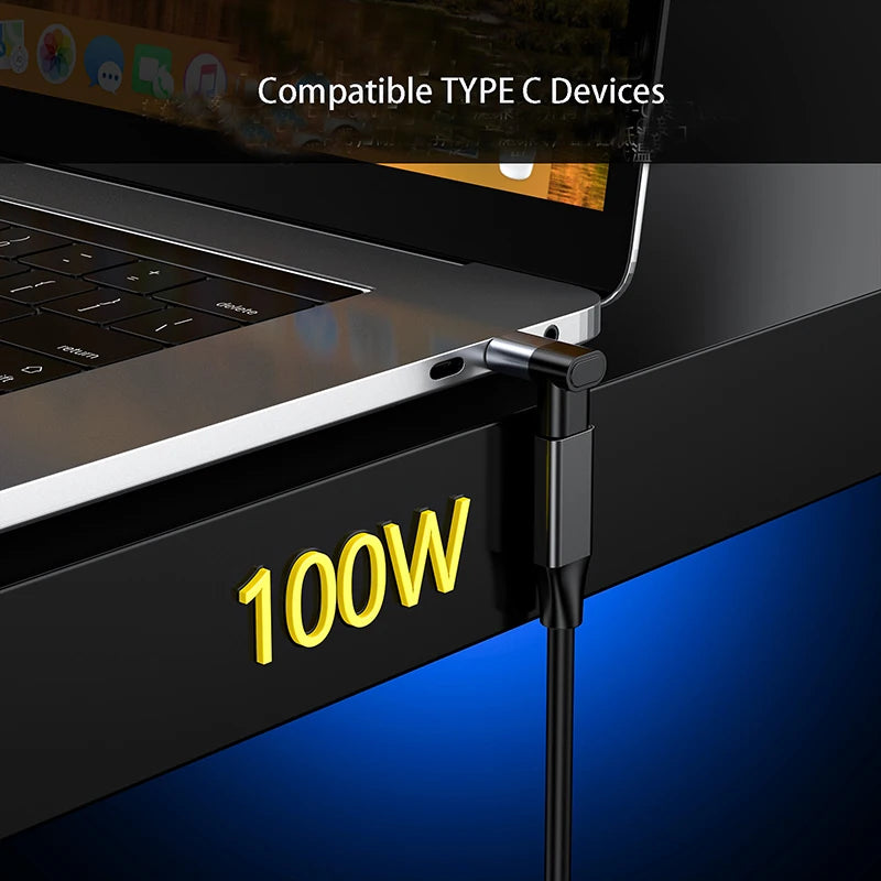 USB-C PD 100W Elbow Adapter – 4K60Hz & 20Gbps | HIP USB-C Elbow Adapter HIP