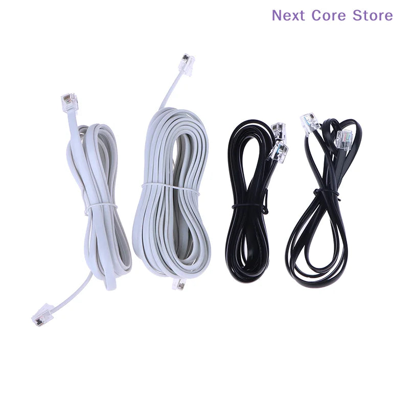 RJ12 6P6C Male to Male Telephone Extension Cable 1–5m Telephone Extension Cable HIP