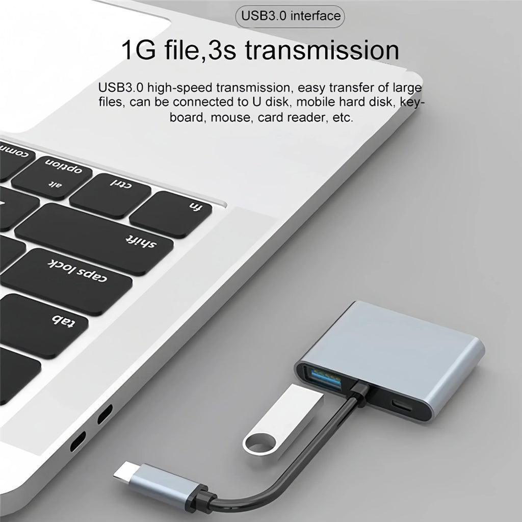 4-in-1 USB-C Docking Station | Dual HDMI 4K, PD 100W, USB 3.0 USB-C Docking Station HIP