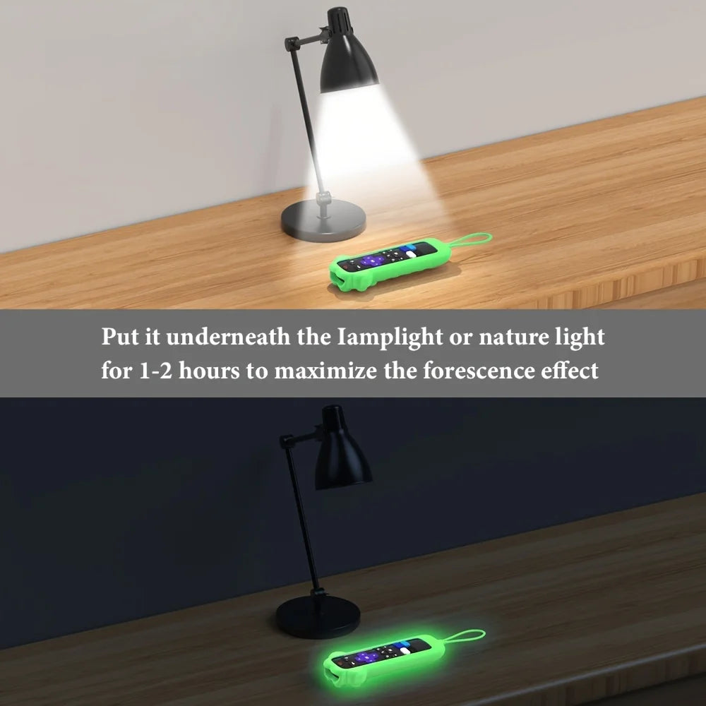 Dog Paw Glow-in-the-Dark Silicone Remote Cover | TCL Roku Remote Control Cover HIP