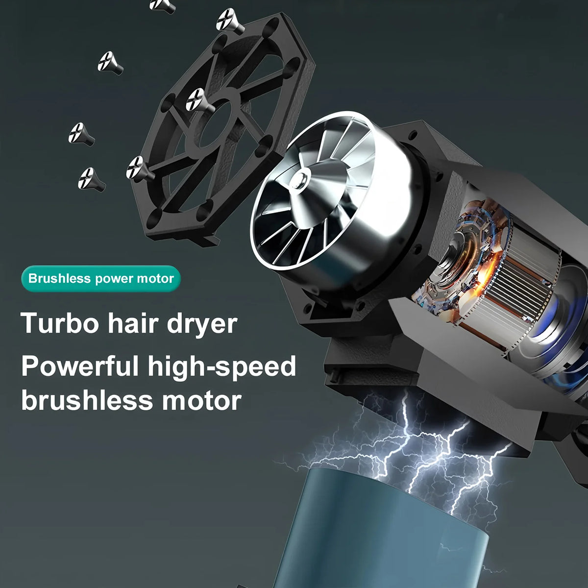 KINGSTICK Mini Turbo Jet Air Duster – Wireless Type-C Blower Electric Air Duster HIP