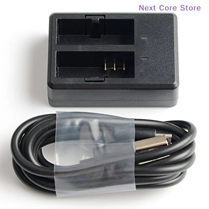 2-in-1 Dual Slot Battery Charger for SJCAM SJ4000 SJ5000 Camera Battery Charger HIP