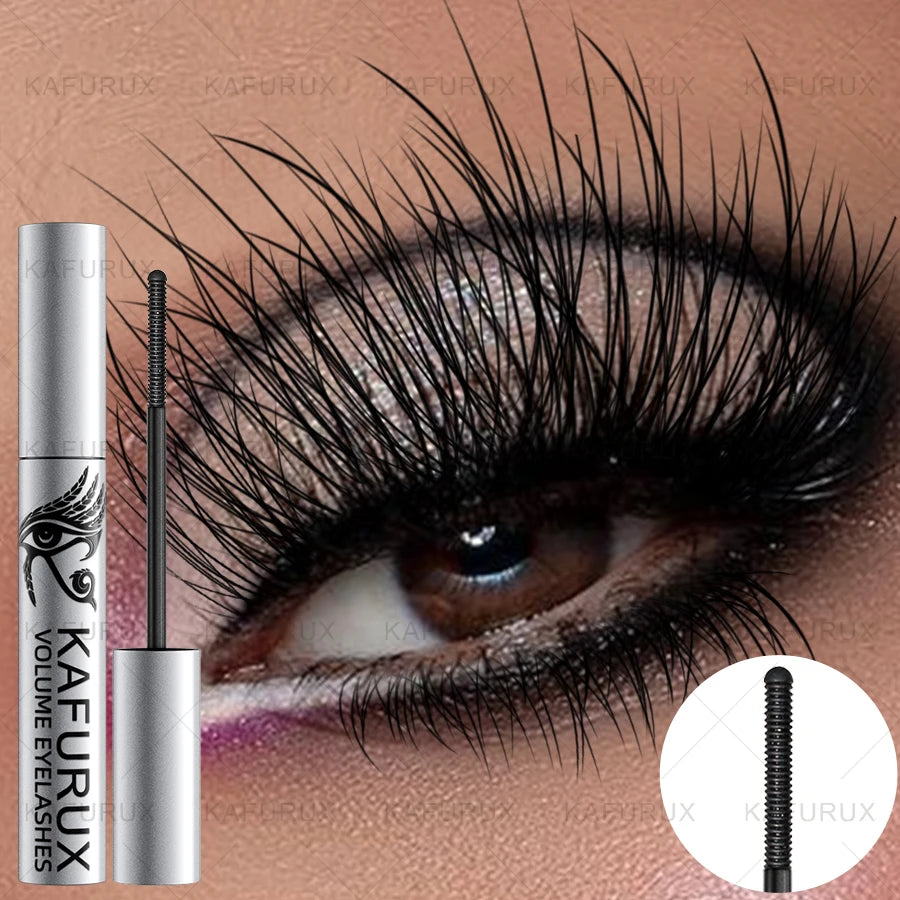 KAFURUX Silk Fiber Mascara – Waterproof, Lengthening & Volumizing Silk Fiber Mascara HIP