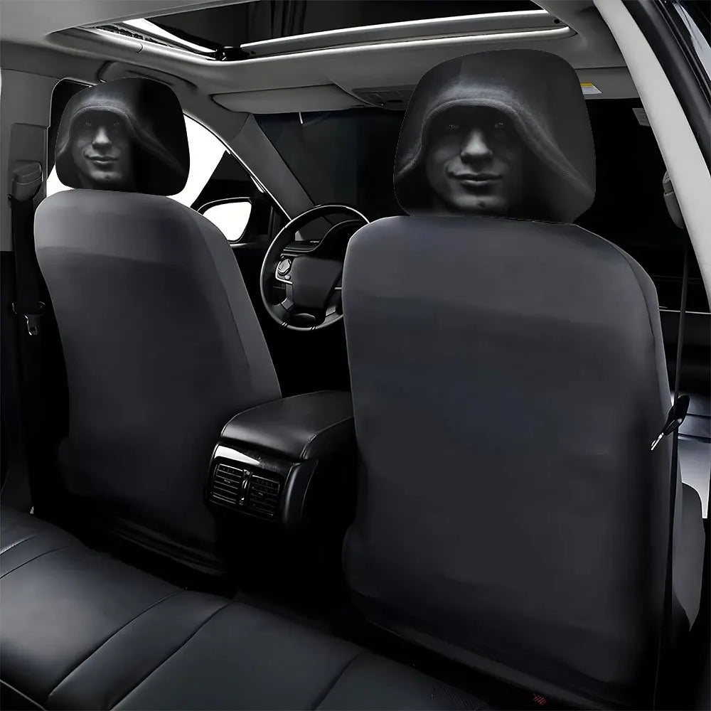 Dark Aesthetic Portrait Car Headrest Covers – Set of 2 Car Headrest Covers HIP