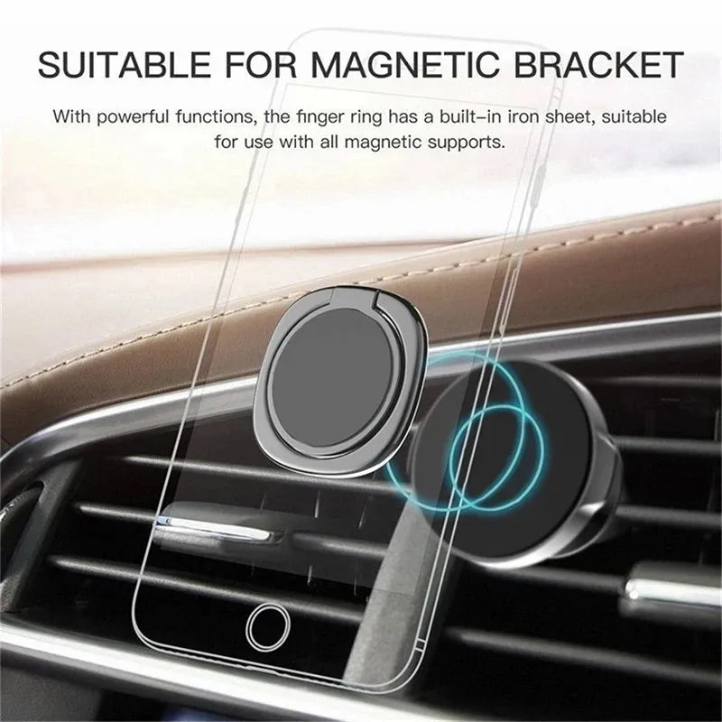 360° Metal Finger Ring Phone Holder & Stand – Universal Phone Ring Holder HIP