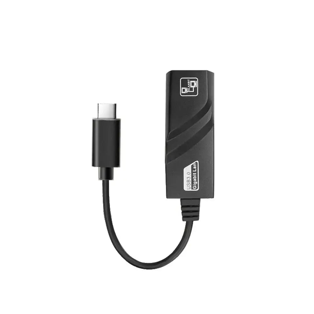 1000Mbps USB 3.0 & USB-C to RJ45 Gigabit Ethernet Adapter USB Ethernet Adapter HIP 1000M Type C