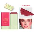 Tinted Mositure Blush Stick Face Pink Cream Cheek Blusher Cosmetics 3 in 1 Makeup Tubes used on lips eyes cheeks HIP Red