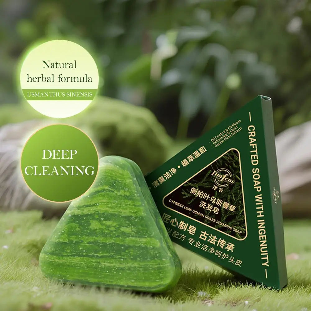 Herbal Shampoo Bar – Oil Control & Thicker Hair | 120g Herbal Shampoo Bar HIP