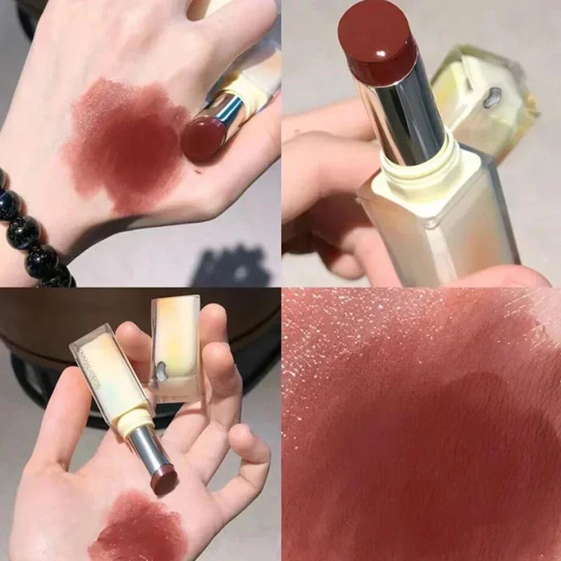 Solid Jelly Lipstick Crystal Lip Balm Water Wave Mirror Lip Gloss Long Lasting Moisturizing Lips Glaze Lip Care Makeup Cosmetic HIP
