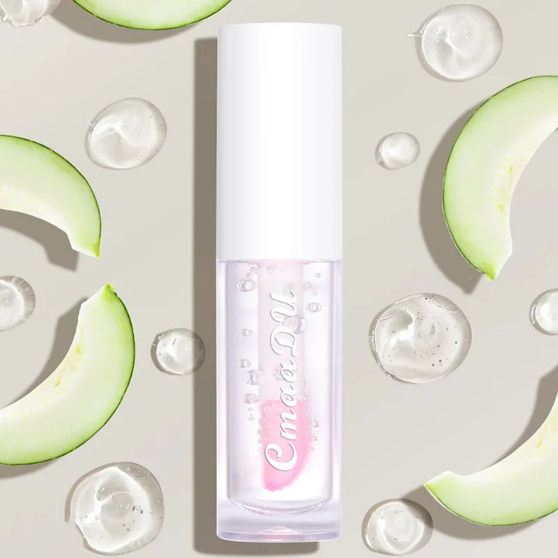 Fruit Color Changing Lip Gloss Strawberry Cherry Lip Balm Natural Lasting Moisturizing Reduce Lip Lines Jelly Plump Lips Care HIP