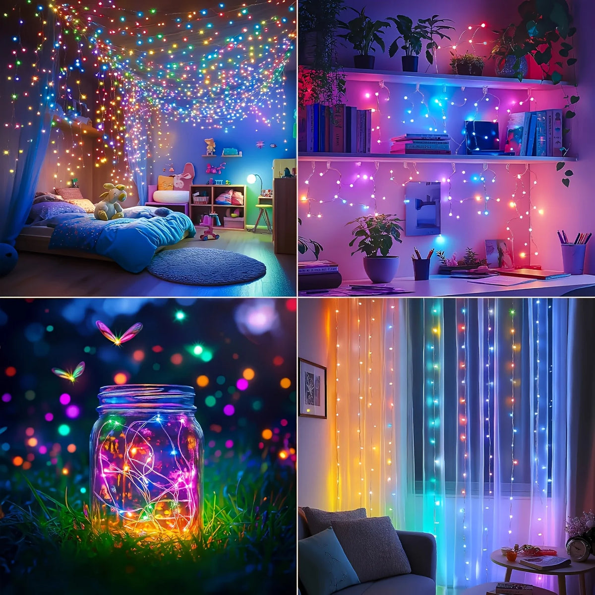 Solar LED Fairy String Lights – Waterproof Christmas Garden Lights Solar String Lights HIP