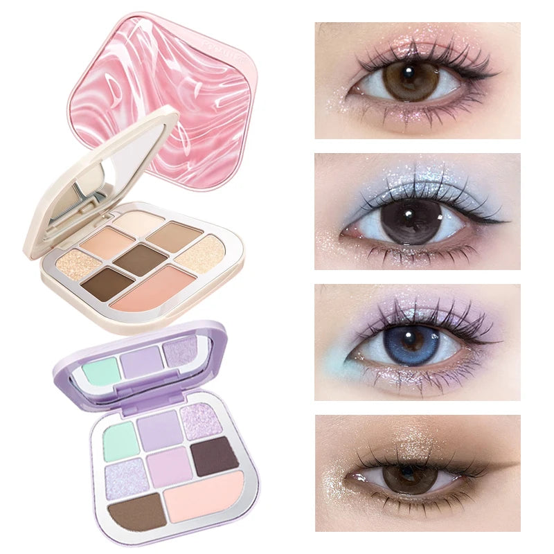 FOCALLURE 8-Color Eyeshadow Palette – Matte, Shimmer & Satin Eyeshadow Palette HIP