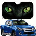 2D Cat Eyes Car Sunshade – Foldable, 4 Suction Cups Car Windshield Sunshade HIP M