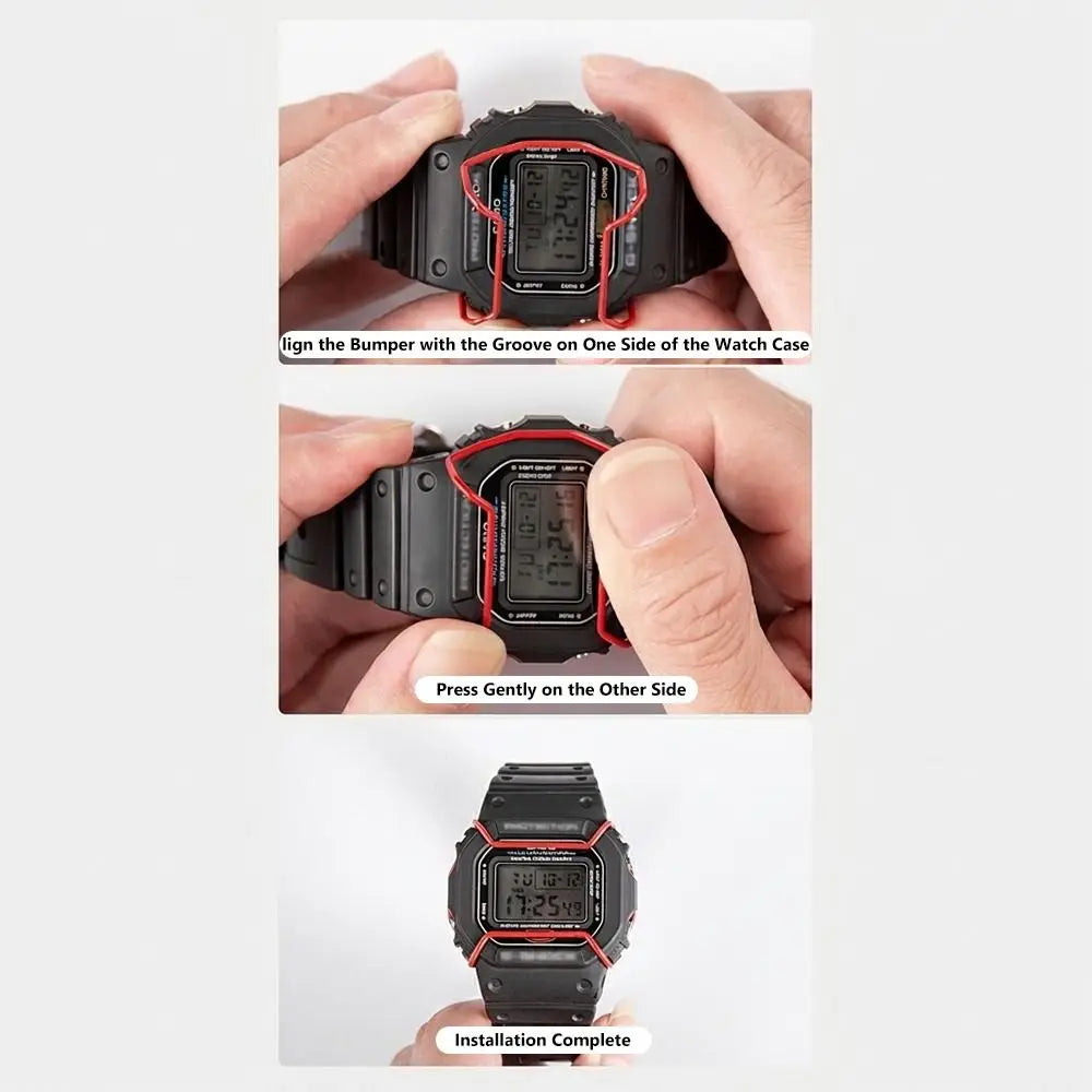 Stainless Steel Watch Bumper Frame for Casio DW-5600 GW-M5610 Watch Case Protector HIP