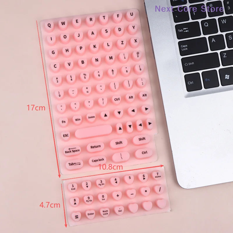 Raised Silicone Keyboard Stickers for Long Nails – 70/21 Pcs Nail Keyboard Stickers HIP