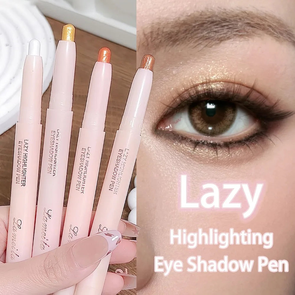Pearl Glitter Aegyosal Eyeshadow Stick Shimmer Highlighter Pen for Under Eye Brightening Fine Sparkle Waterproof Liner Makeup HIP