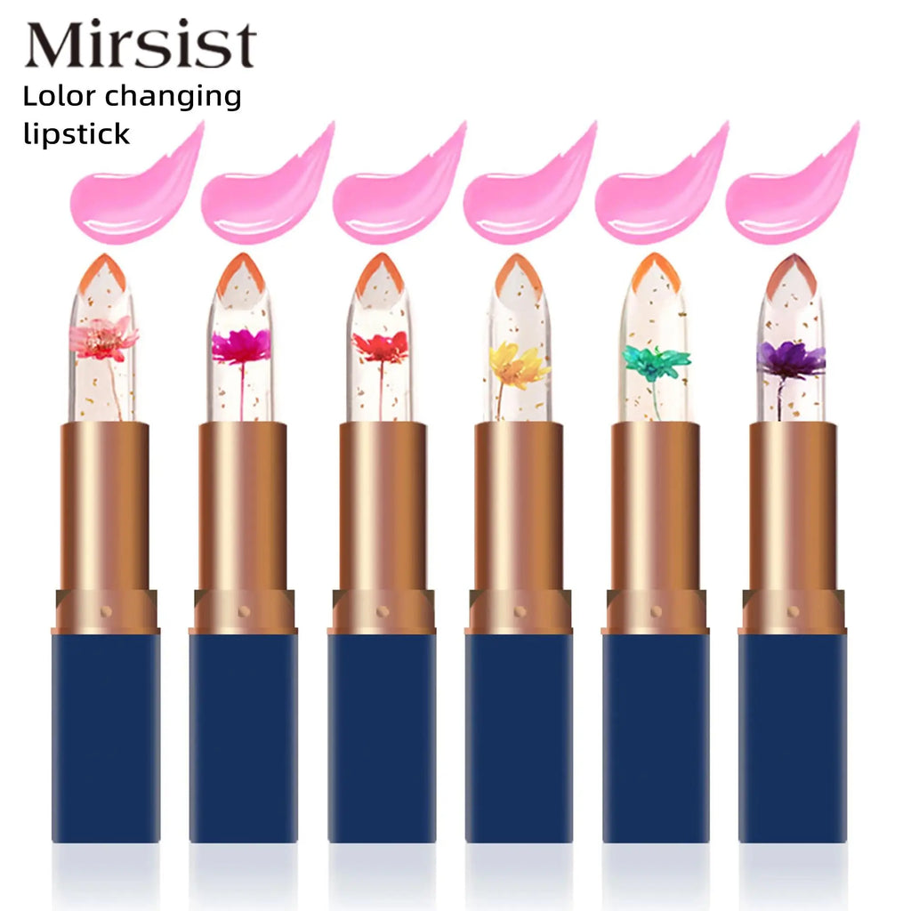 MIRSIST Color-Changing Jelly Flower Lipstick & Moisturizing Lip Balm Jelly Flower Lipstick HIP