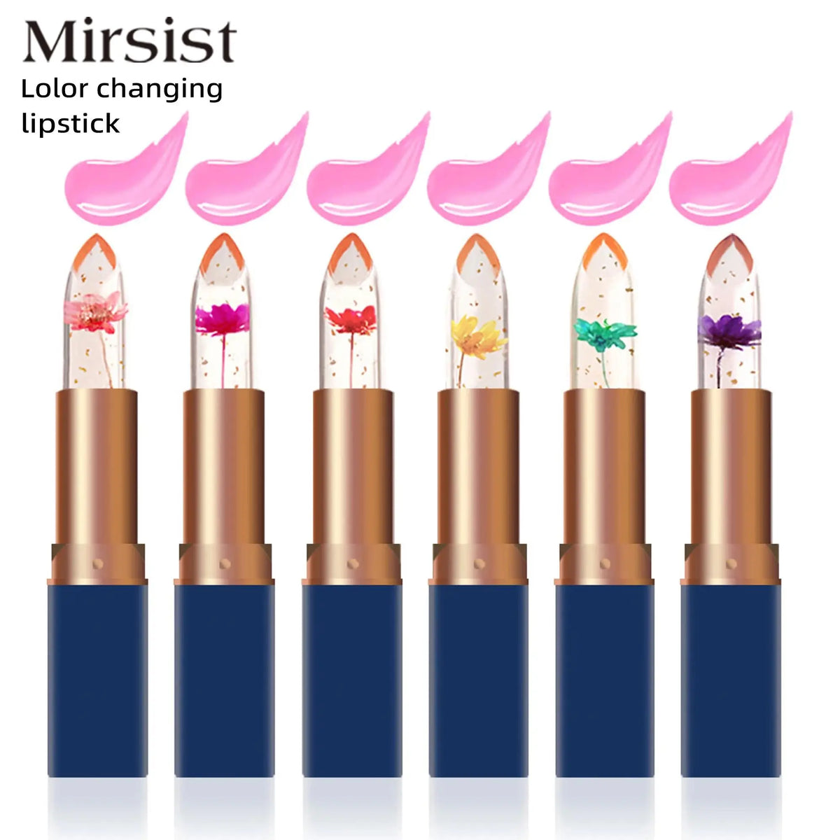 MIRSIST Color-Changing Jelly Flower Lipstick & Moisturizing Lip Balm Jelly Flower Lipstick HIP