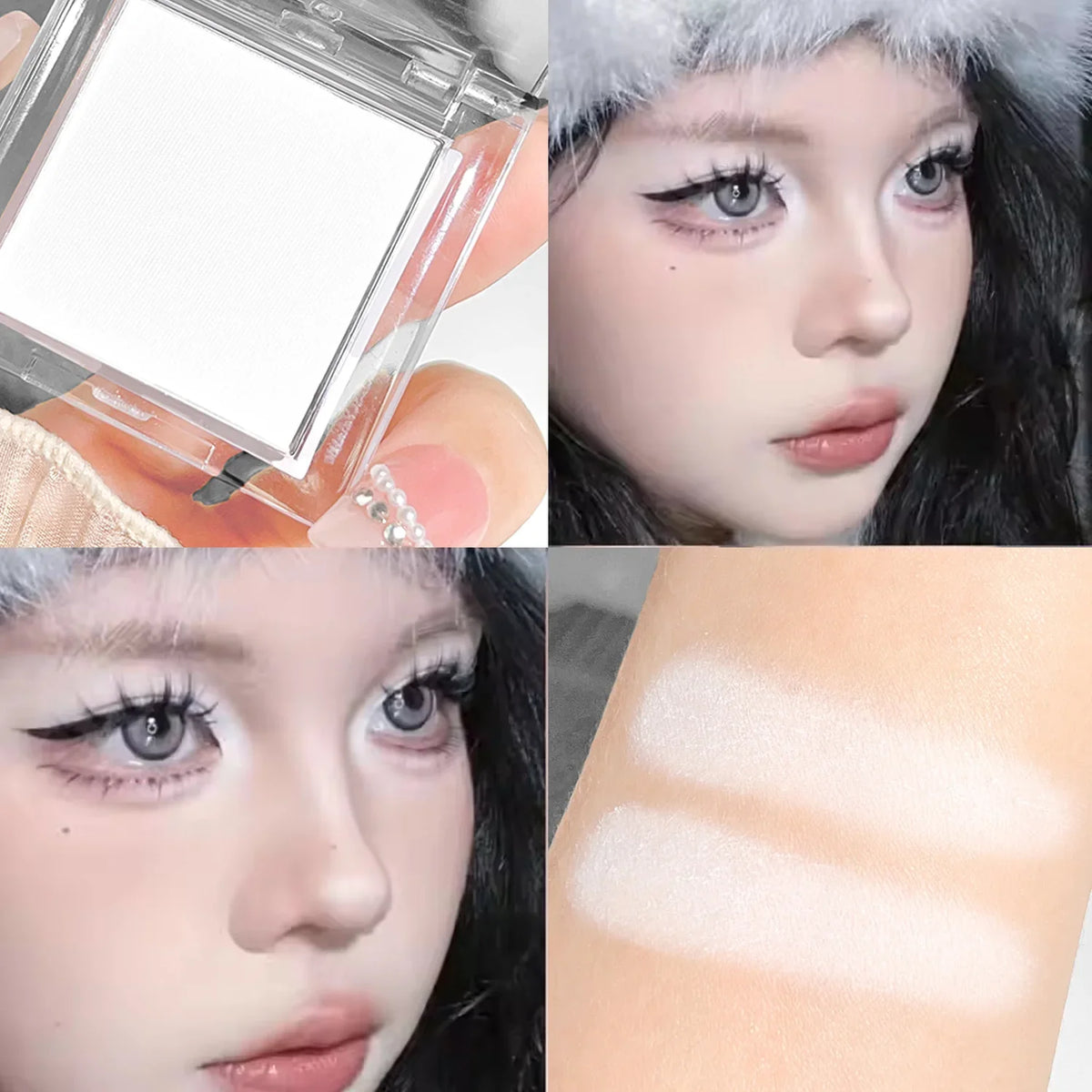 Hisyi Matte Monochrome Eyeshadow – Highlighter & Contour Matte Eyeshadow Palette HIP