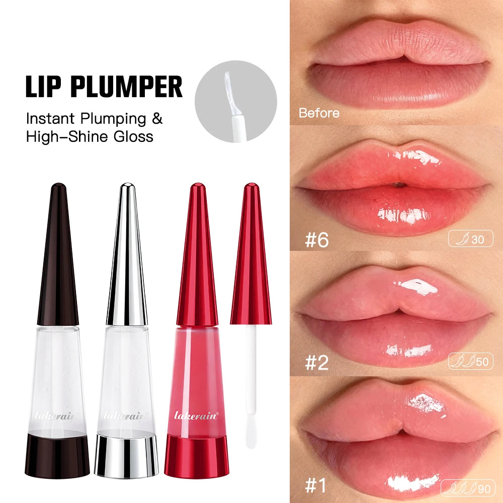 Lip Plumper Instant Moisturizing Lip Gloss Transparent Plump Lips Care Lip Stuffer Gift Korean Cosmetics Makeup HIP