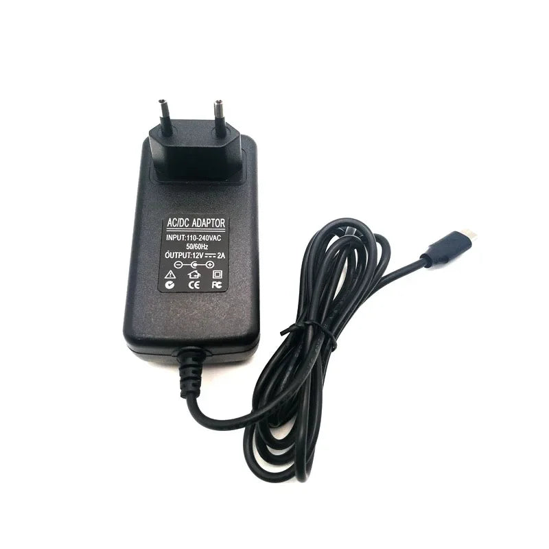 12V 2A Type-C Charger for CHUWI & Teclast Tablets/Laptops USB-C Power Adapter HIP