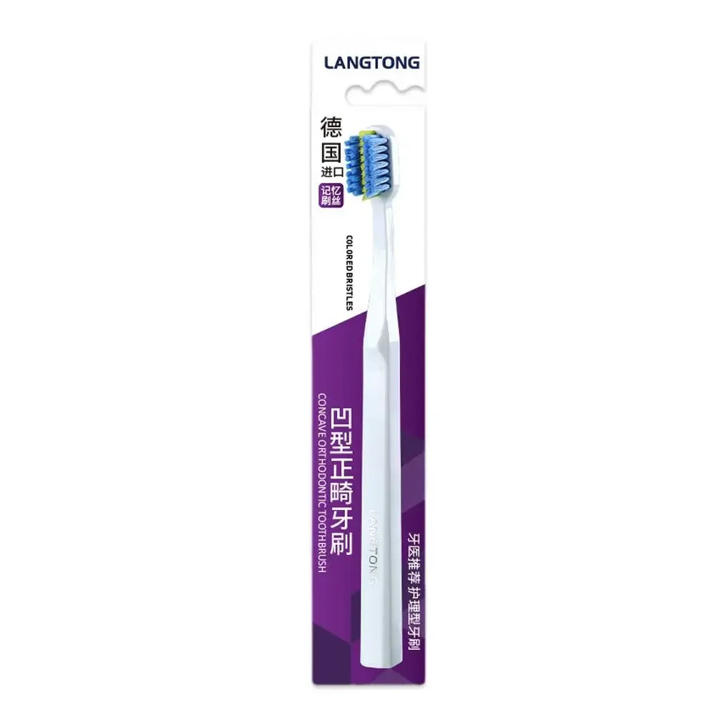 RUZOFO Soft Orthodontic Toothbrush for Adults | Braces Orthodontic Toothbrush HIP
