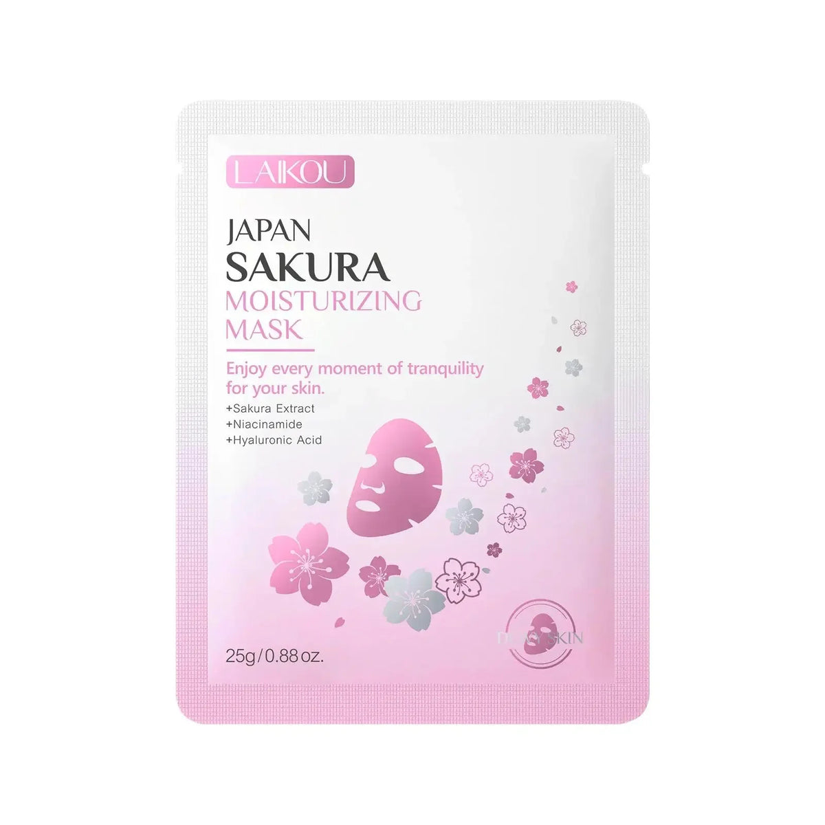 LAIKOU Sakura Japan Moisturizing Face Mask 10 Pack – 25g Moisturizing Face Mask HIP