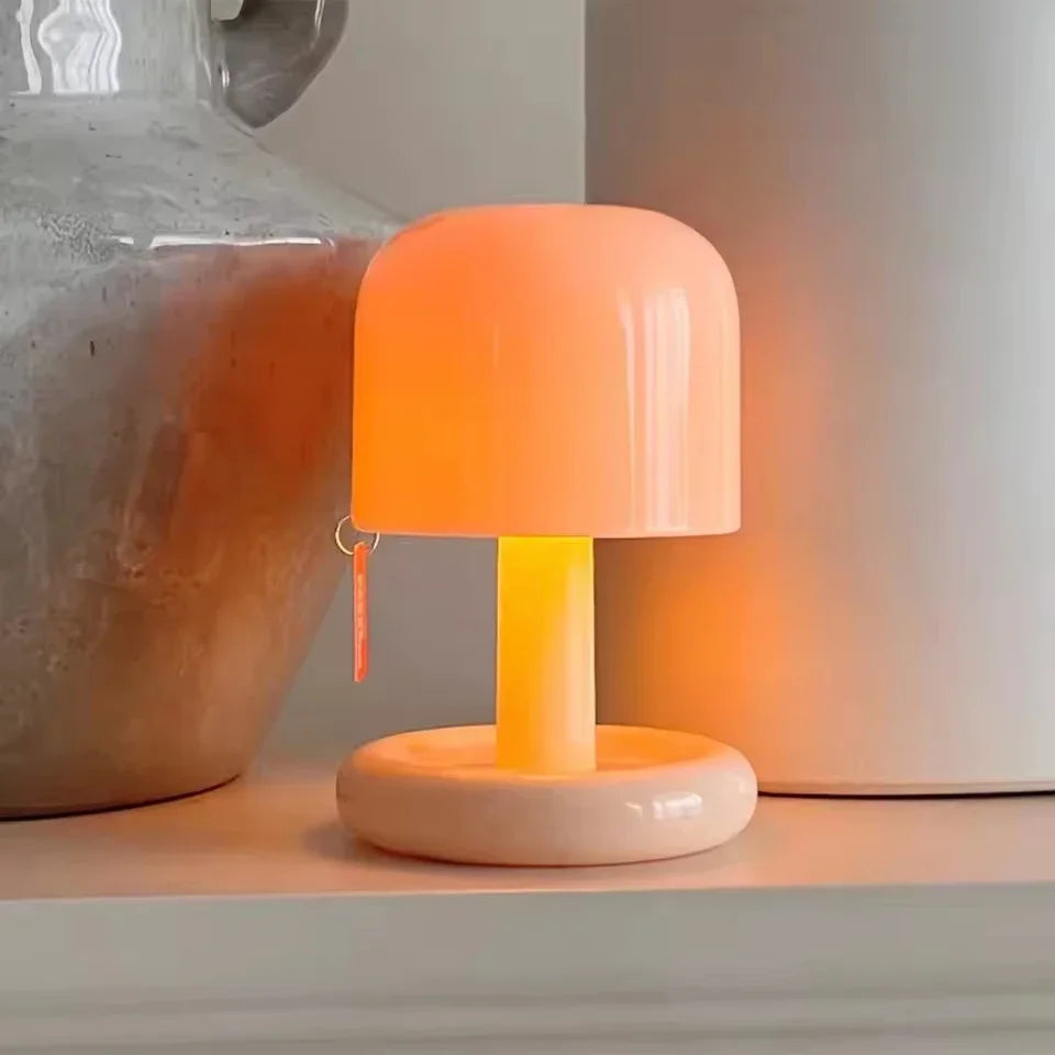 Mini Mushroom Sunset LED Night Light – USB Rechargeable LED Night Light HIP