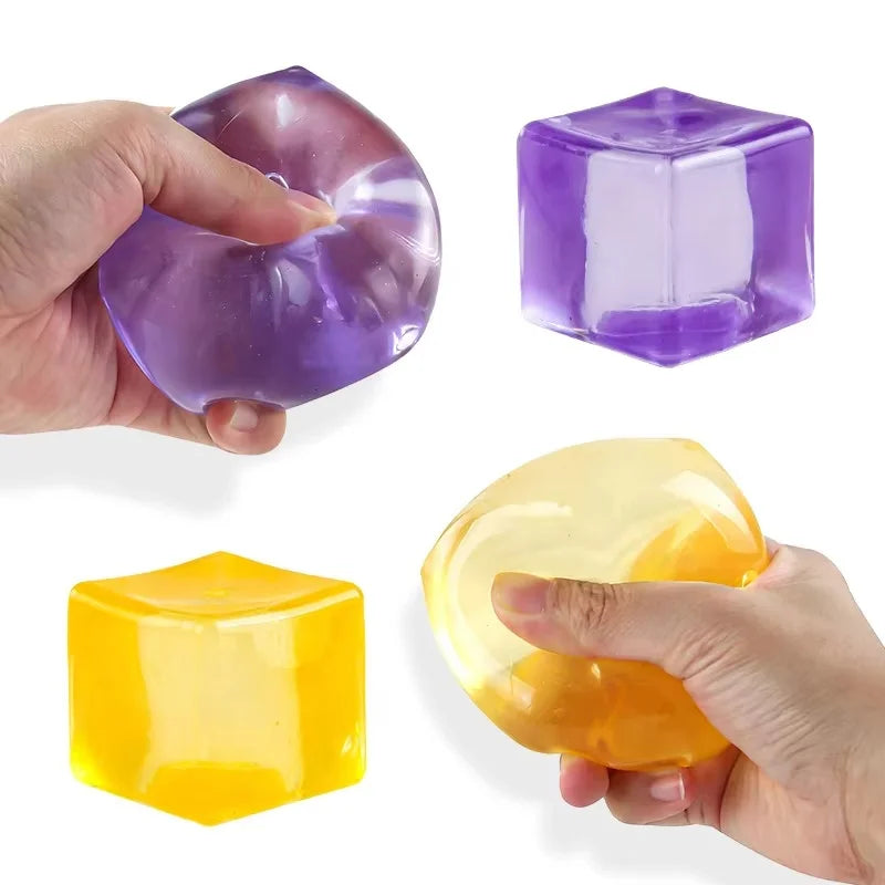 Cube Squeeze Ball – Soft Sensory Fidget Toy & Fun Gift Sensory Fidget Toy HIP