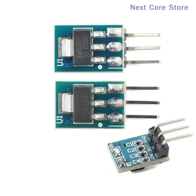 AMS1117 3.3V LDO Linear Regulator Power Module – 1/3/5 Pcs Voltage Regulator Module HIP