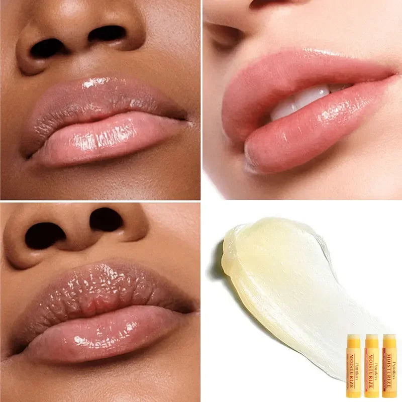 3-Piece Fruit Color-Changing Lipstick Set | Moisturizing Lip Balm Color-Changing Lipstick HIP
