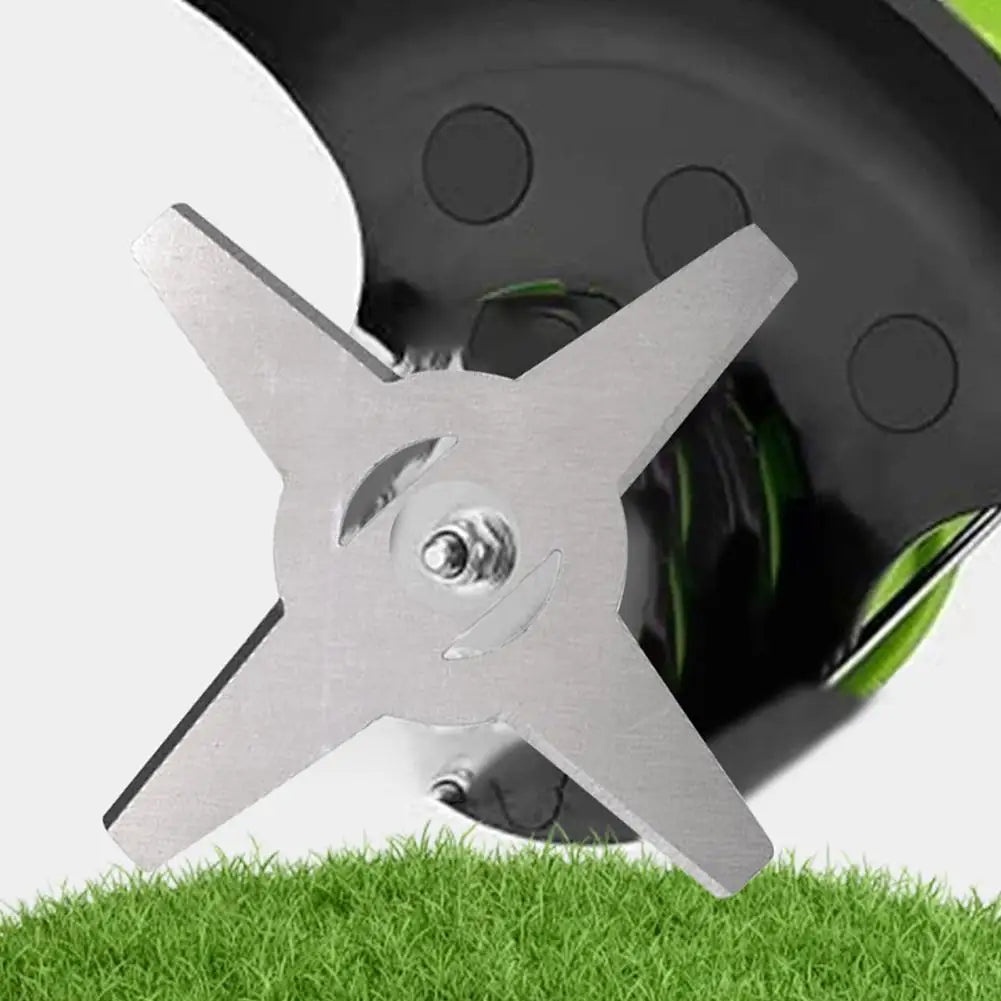 Universal 150mm Metal Grass String Trimmer Brushcutter Head Blades 4T For Electric Lawn Mower Lawnmower Parts Tool Accessories HIP