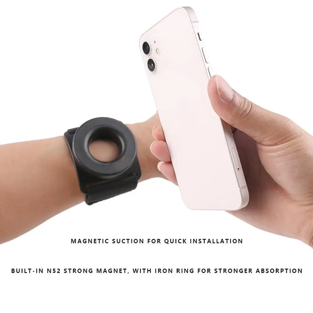 Wrist Strap Magnetic Phone Holder Universal Suitable For Navigation And Sports Easy To Disassemble With Anti Loss Rope HIP