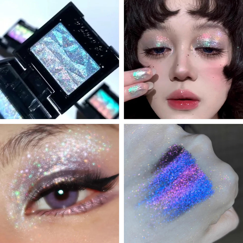 Coldnwild Chameleon Glitter Eyeshadow – Blue Purple Shimmer Glitter Eyeshadow HIP