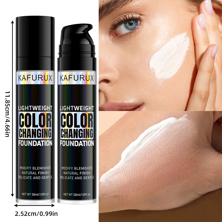 KAFURUX Color-Changing Liquid Foundation – Matte & Hydrating Liquid Foundation HIP