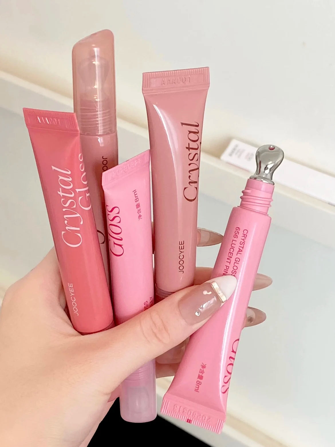 JOOCYEE Mirror Finish Lip Gloss – Moisturizing Lip Tint 8ml Lip Gloss HIP