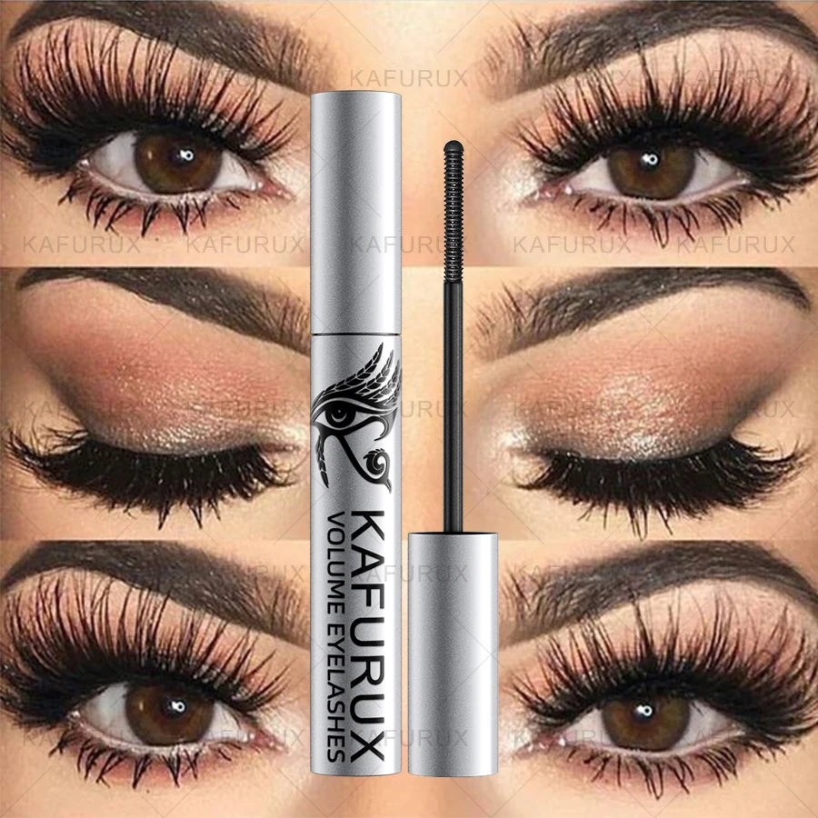 Black Silk Fiber Curling Mascara, Ultra-Fine Brush,Lengthening Volumizing,Waterproof Smudge-proof Eye Makeup Gifts Eye Lash Cosm HIP