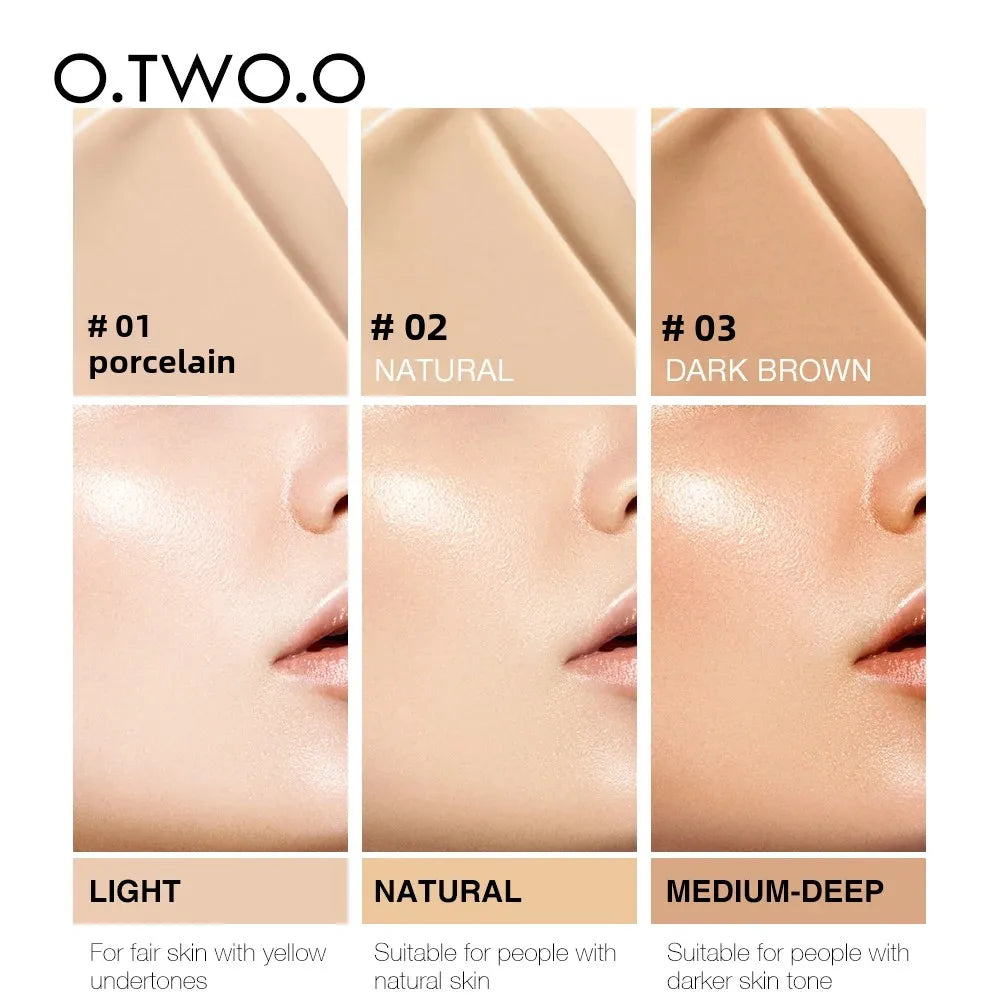 O.TWO.O Full Coverage Liquid Foundation Oil-Free BB Cream Liquid Foundation HIP