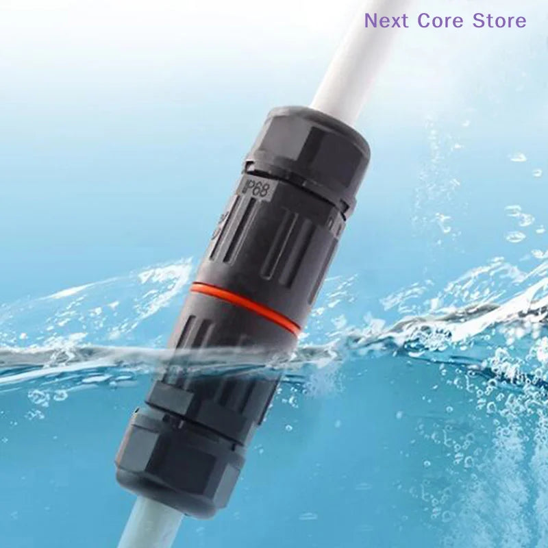 IP68 Waterproof Wire Cable Connector – Outdoor Plug Socket Waterproof Cable Connector HIP
