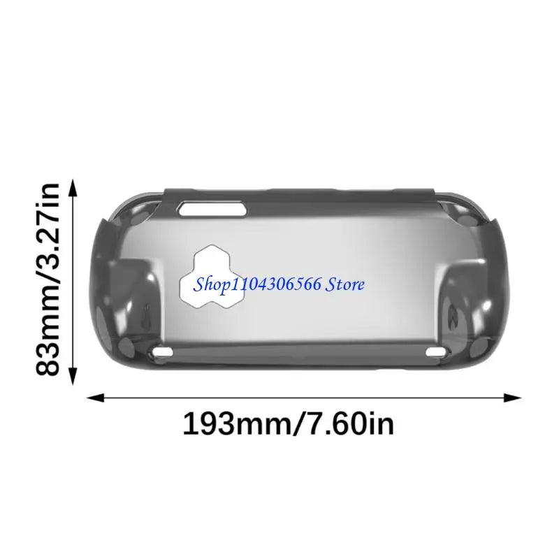 TPU Shockproof Case for Trimui Smart Pro – Clear Cover Gaming Console Case HIP