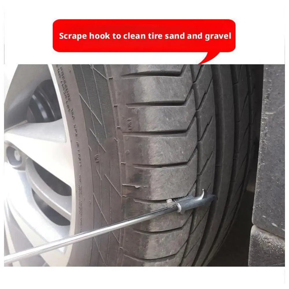 Car Tire Cleaning Hook Stone Cleaning Tool Car Tire Groove Broken Stone Cleaner Tire Cleaning Tool Car Repair Tool Accessories HIP