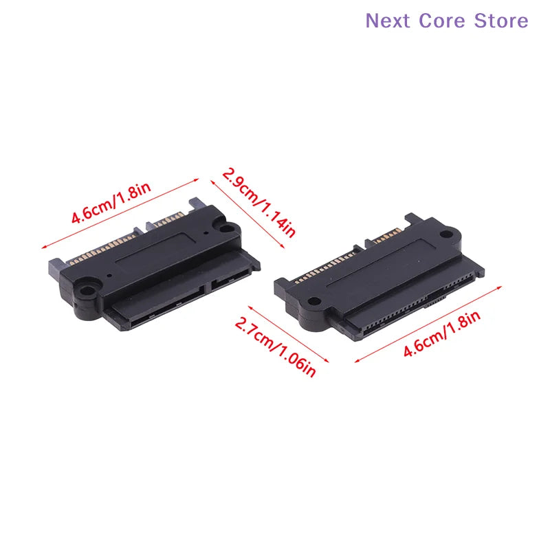 SFF-8482 SAS to SATA 180° Straight Adapter Converter Drive Adapter Converter HIP