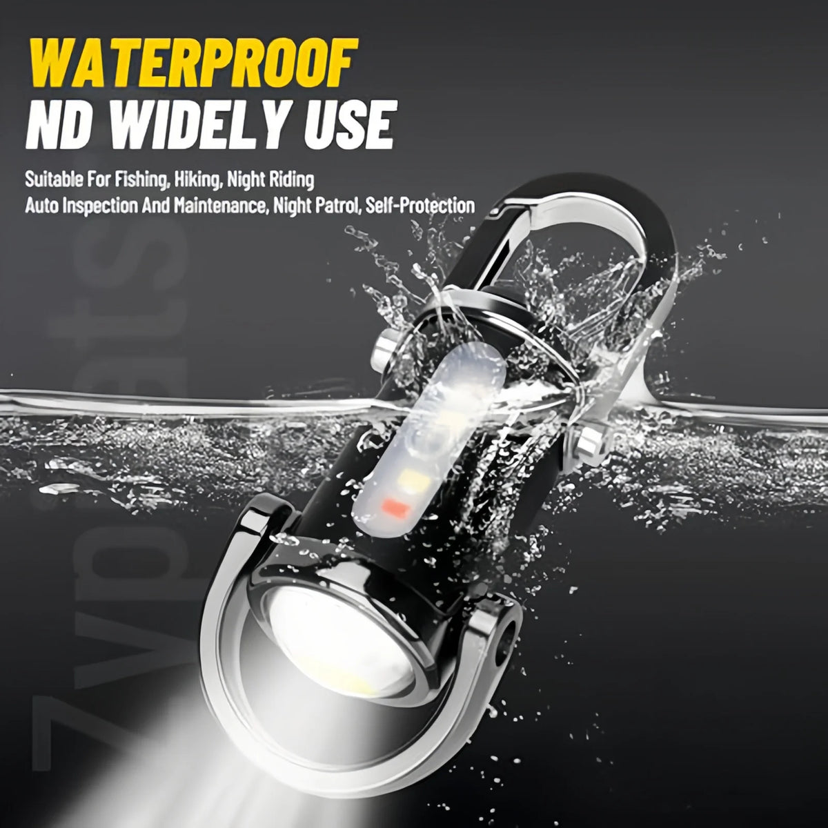 Mini USB Rechargeable LED Keychain Flashlight – Waterproof LED Keychain Flashlight HIP