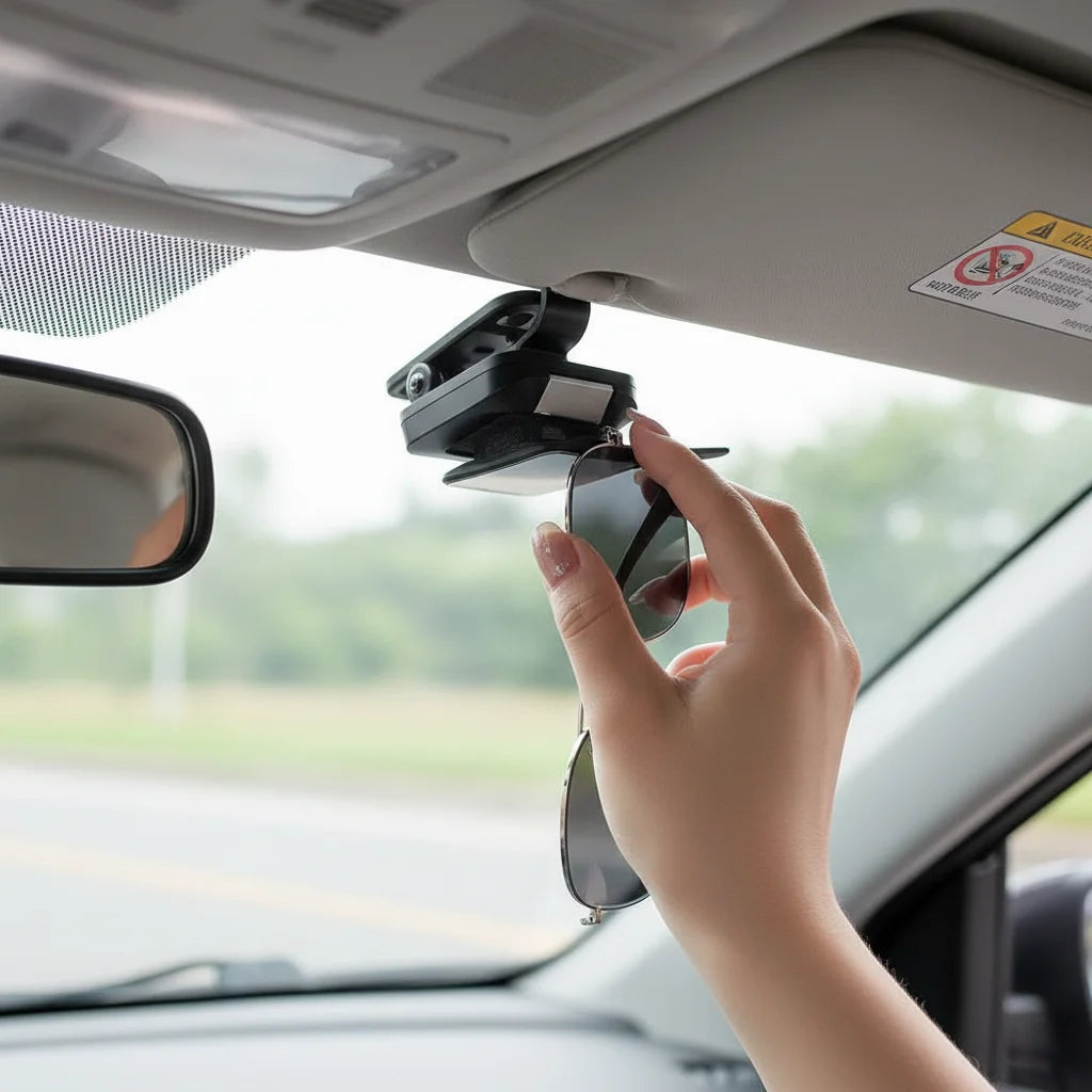 Car Eyeglass Storage Clip Sun Visor Sunglasses Holder for Auto Interior Accessories Car Sun Glasses Holder HIP