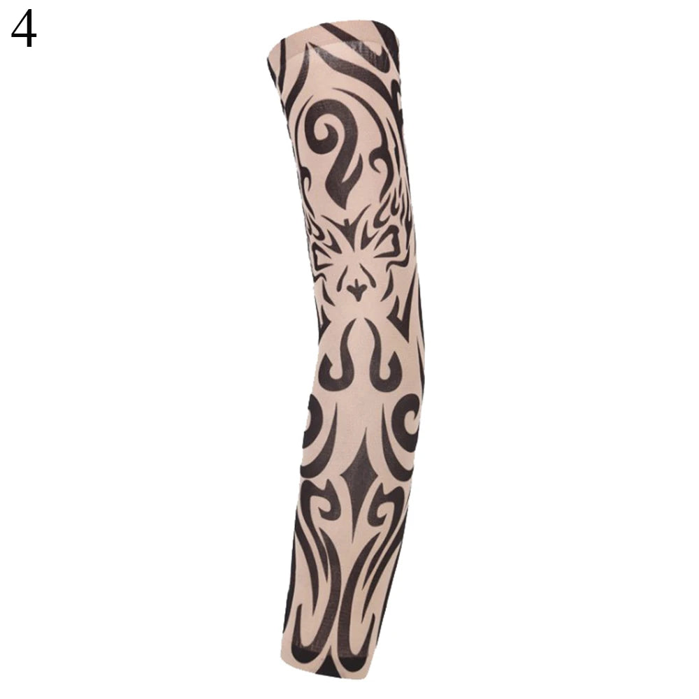 Flower Tattoo Arm Sleeves – UV Sun Protection, Men & Women UV Arm Sleeve HIP 4