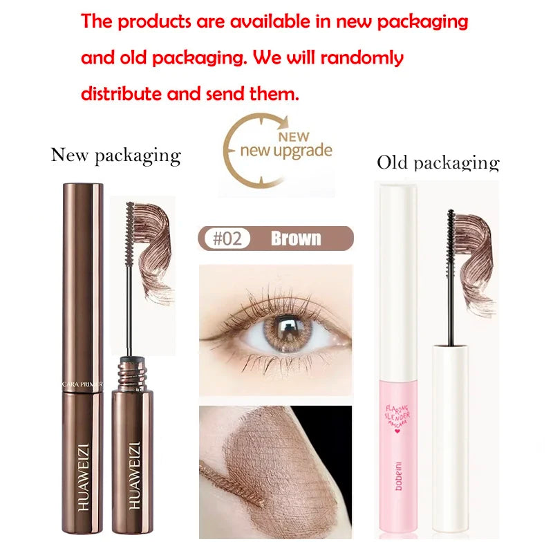 Silk Fiber Mascara – Lengthening, Volumizing & Waterproof Silk Fiber Mascara HIP 02brown