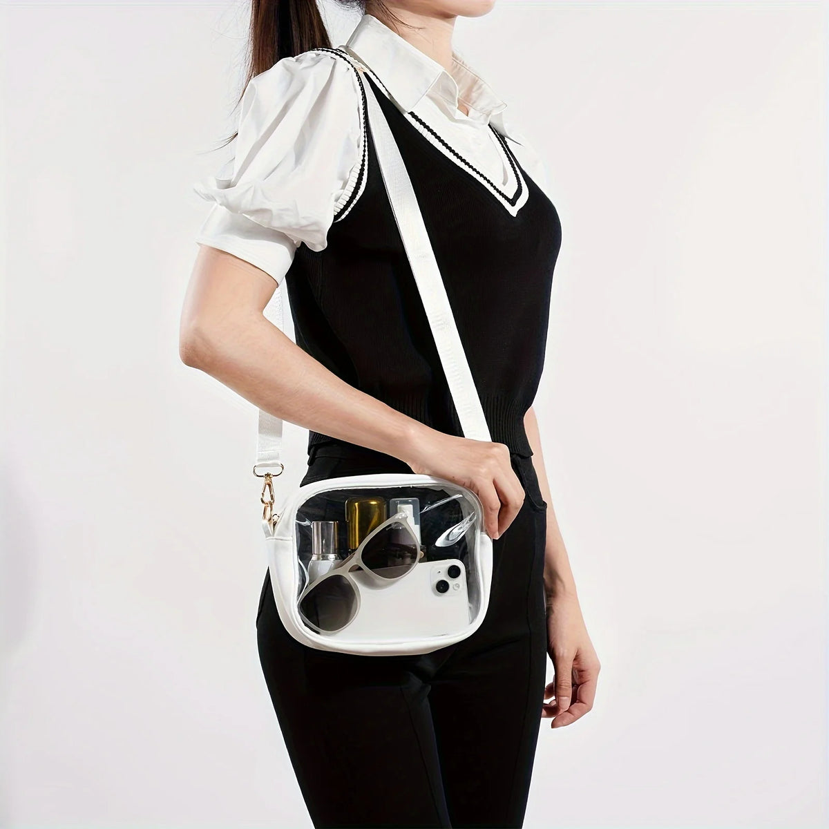 Clear Stadium Approved Crossbody Bag – Concerts & Events Clear Crossbody Bag HIP