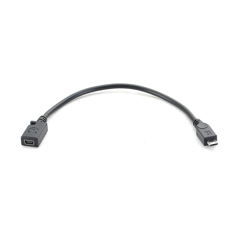 Micro USB to Mini USB Adapter Cable – 20cm Data & Charging USB Adapter Cable HIP